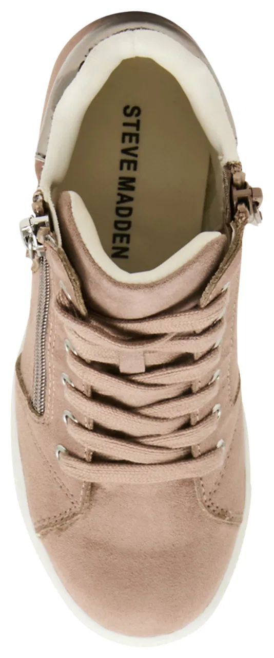 Детские кеды на танкетке с принтом Jatomic Steve Madden, Taupe — фото 4