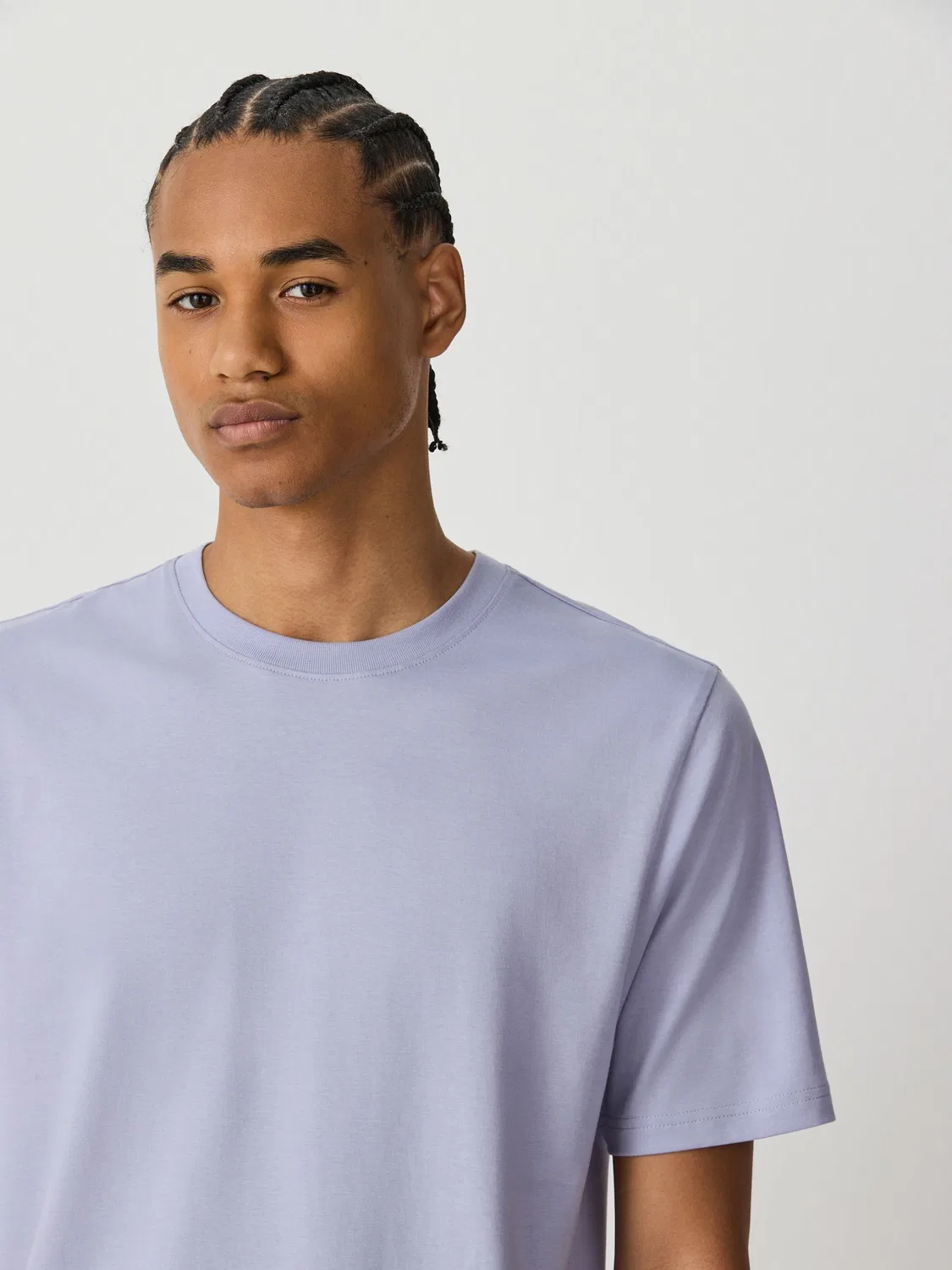 Футболка хлопковая Regular Fit Essential Next, сиреневый — фото 4