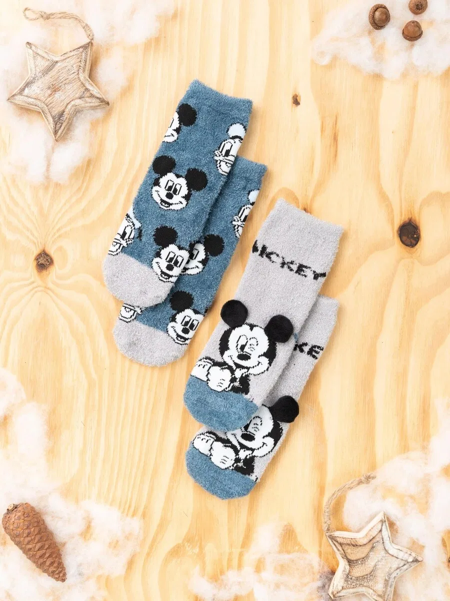 Носки MICKEY MOUSE, '3D ABS Kuschelsocken', разных цветов — фото 4