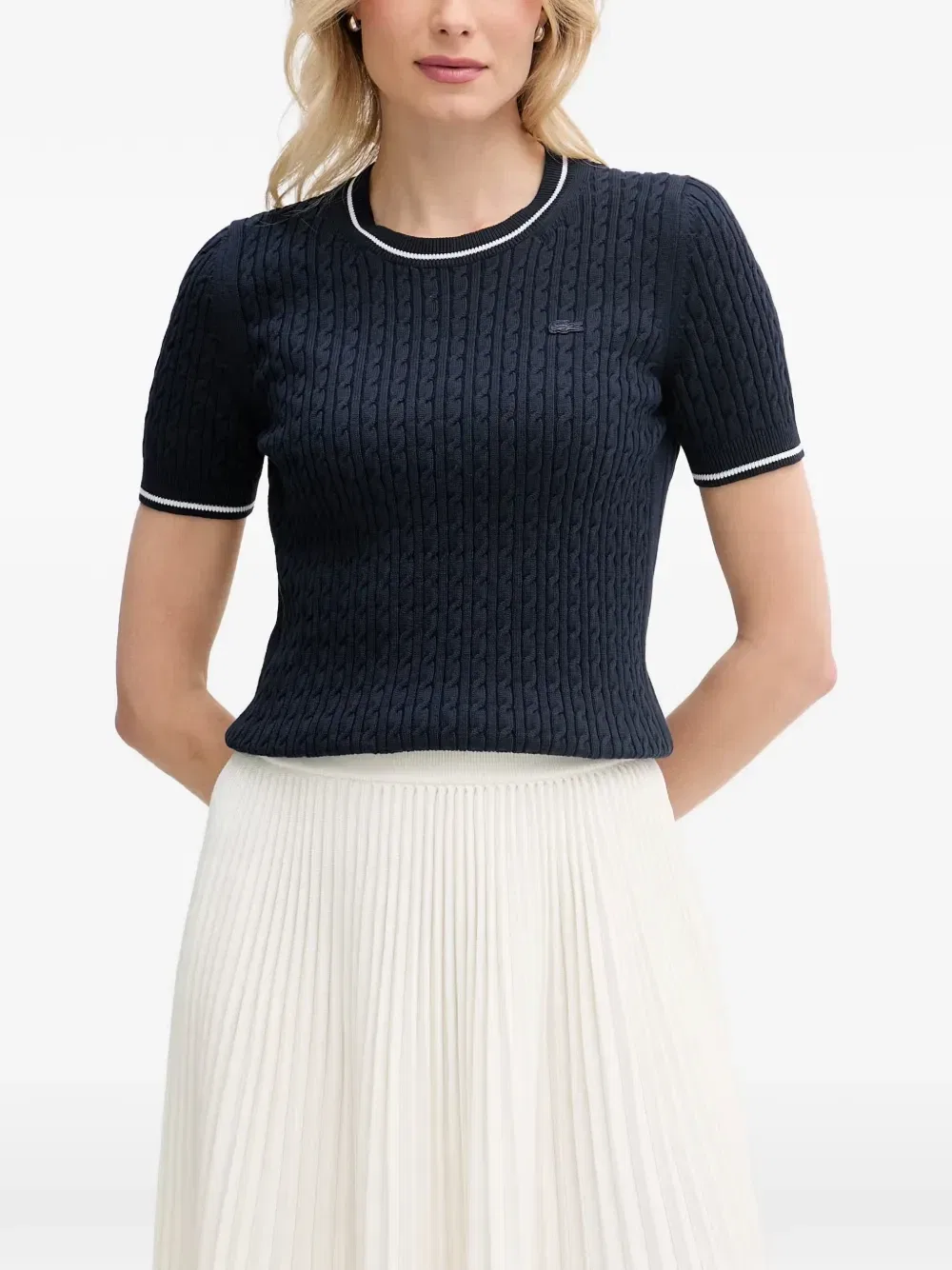 Джемпер Lacoste с коротким рукавом, синий