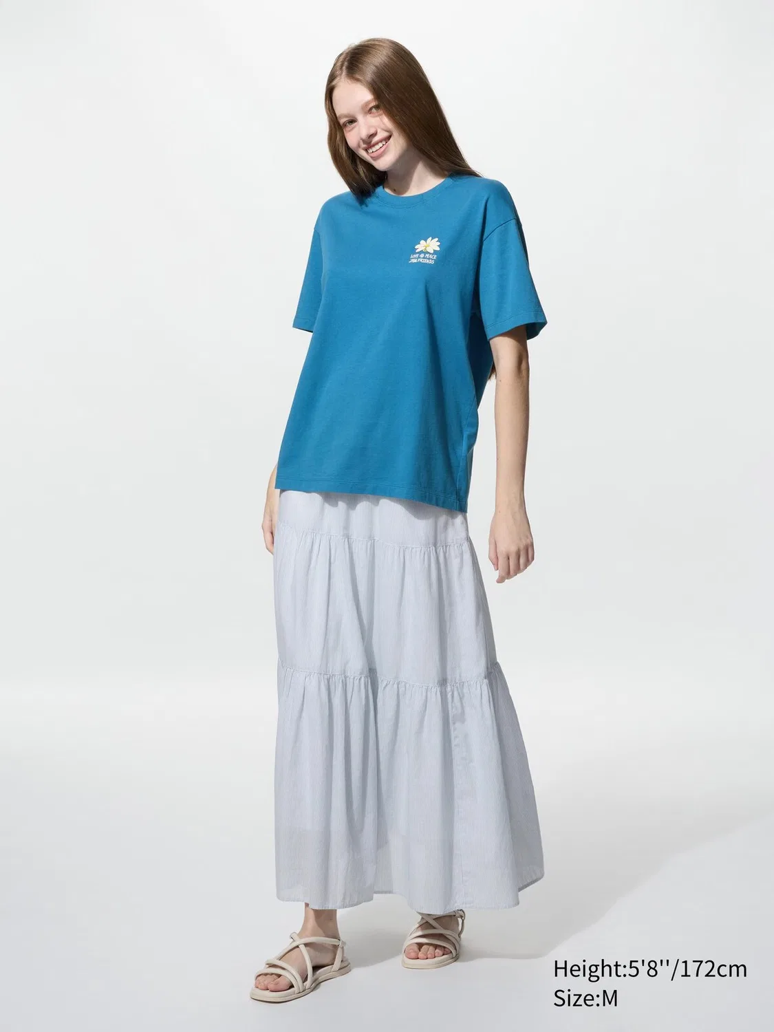 Футболка Uniqlo Zo&Friends, с графическим принтом, синий — фото 2