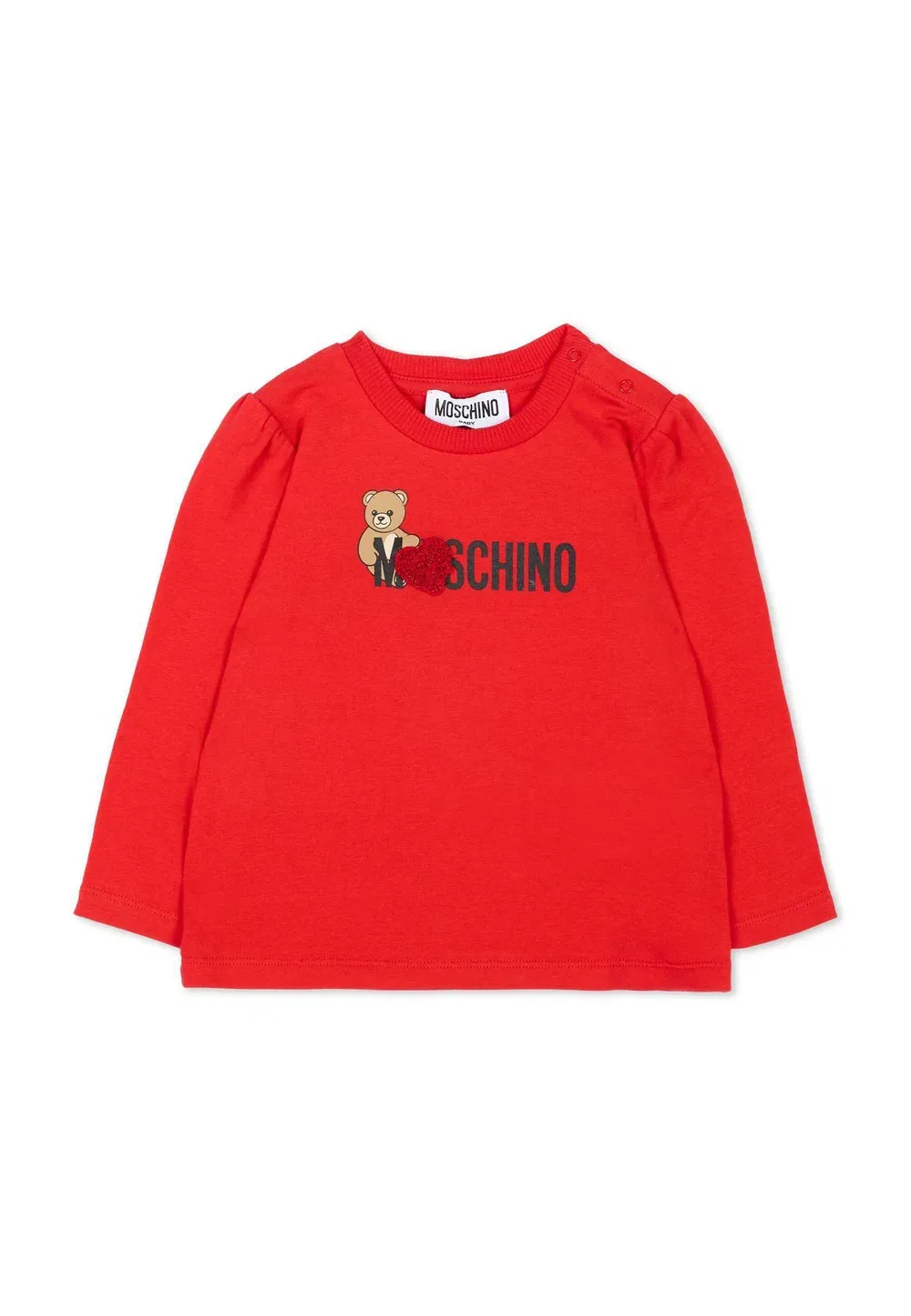 Футболка - топ с длинными рукавами Moschino, Red