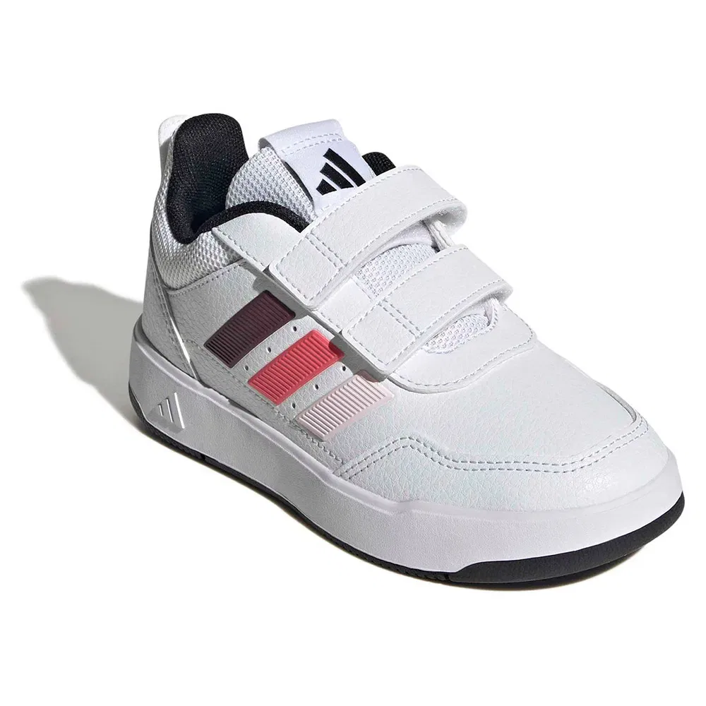 Детские кроссовки для девочек с липучками Tensaur Sport 3.0 CF Adidas, White — фото 2