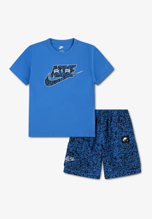 Комплект брюки карго с принтом Nike Sportswear, синий