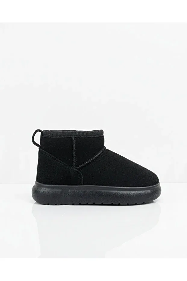 Детские ботинки для девочек на плоской подошве Gvn Shoes, Black — фото 2