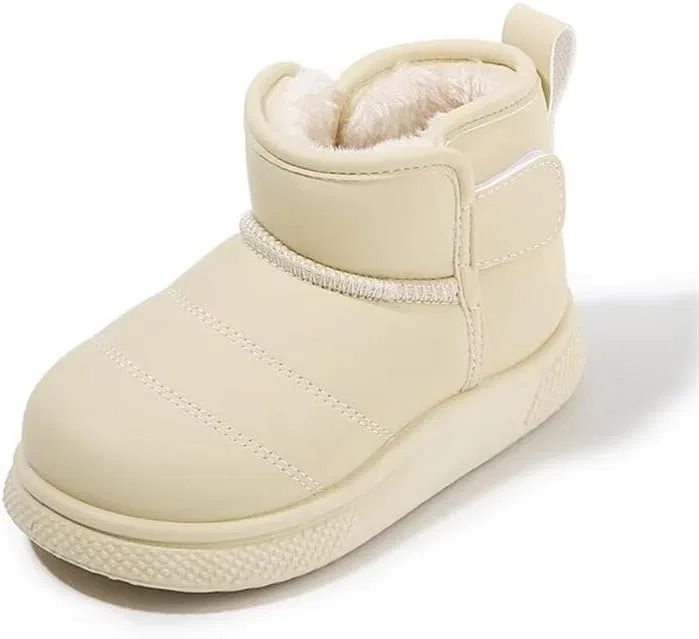 Детские зимние сапоги из вельвета для мальчиков и девочек Zonkacen, Beige