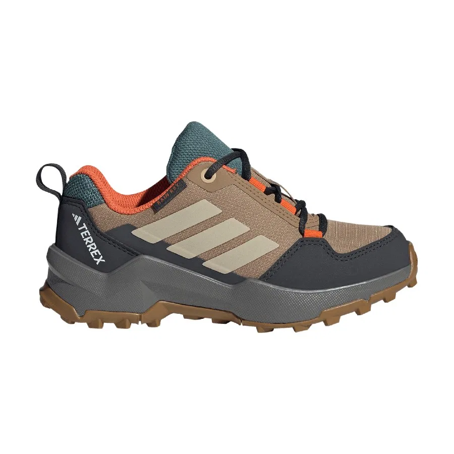 Детские кроссовки для outdoor с шнуровкой Terrex AX4R adidas, Норковый