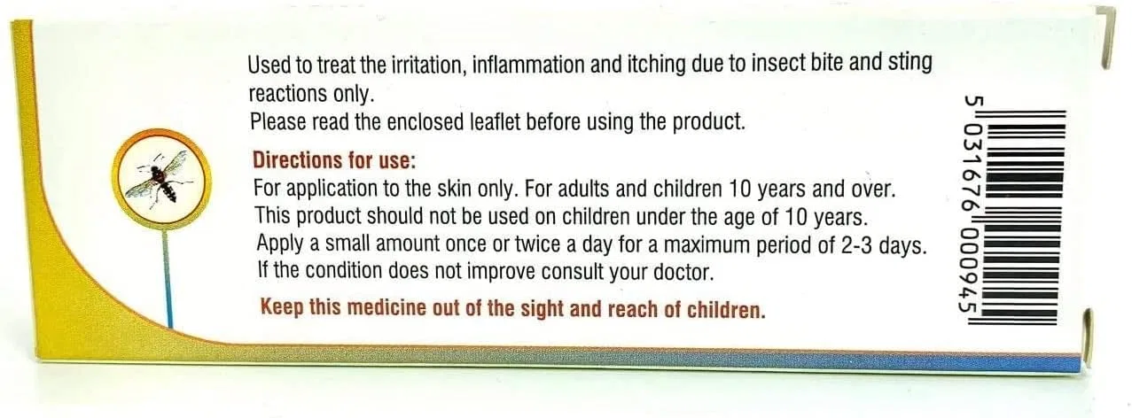 Крем для тела Hemir Skincalm Bite and Sting Relief 1%, 10 г, 13 мл — фото 2