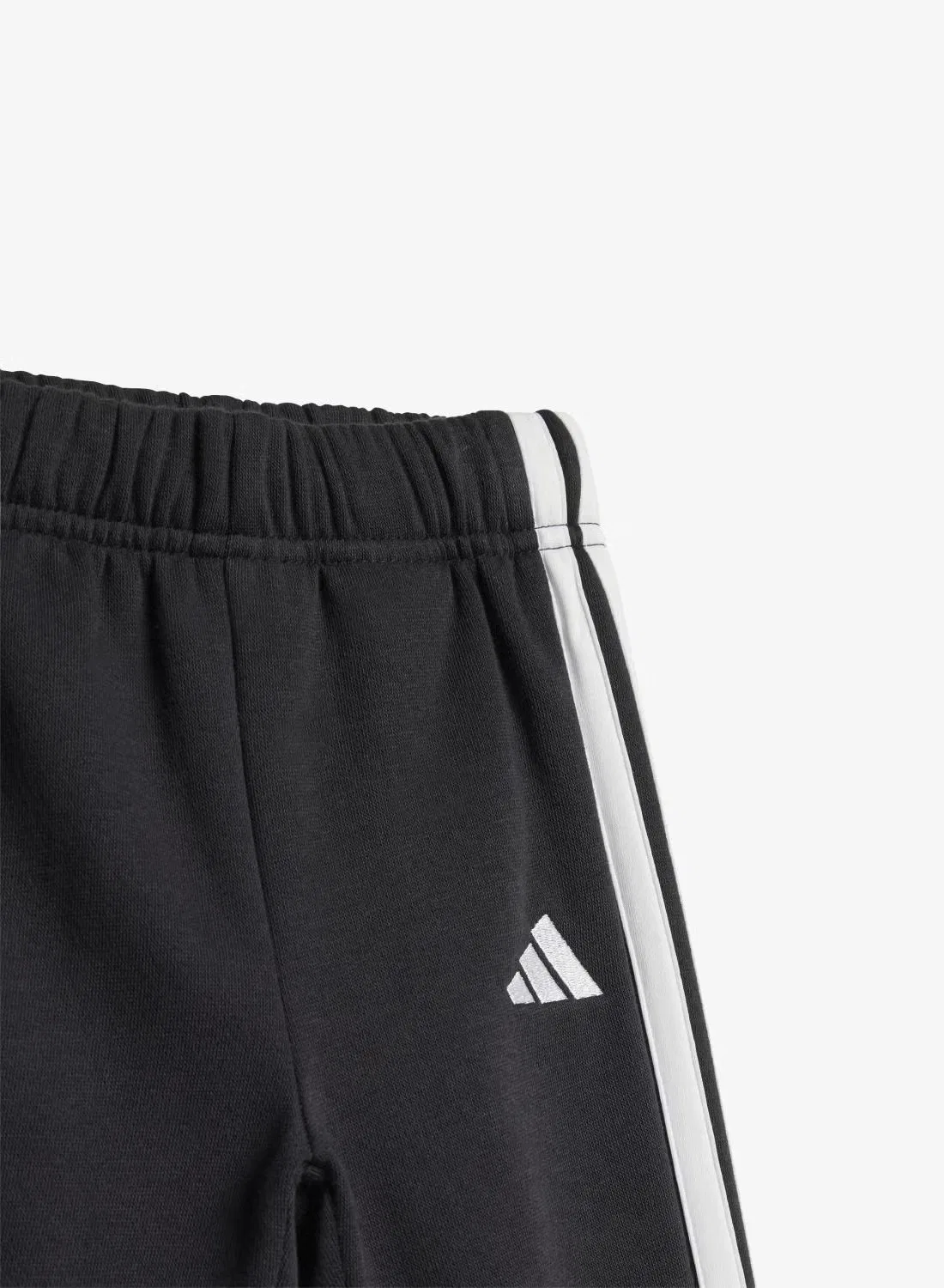 Комплект детский из флиса с длинными штанами Essentials Adidas, черный — фото 3