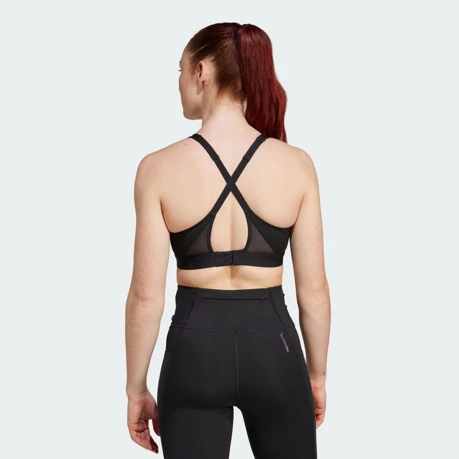 Спортивный бюстгальтер с высокой поддержкой Ultimate Run High-Support adidas, Черный — фото 2