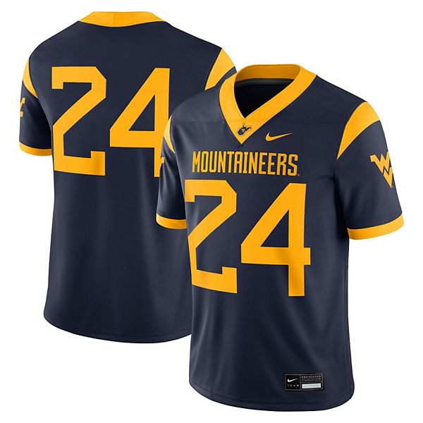 

Мужская футболка #1 navy West Virginia Mountaineers Nike