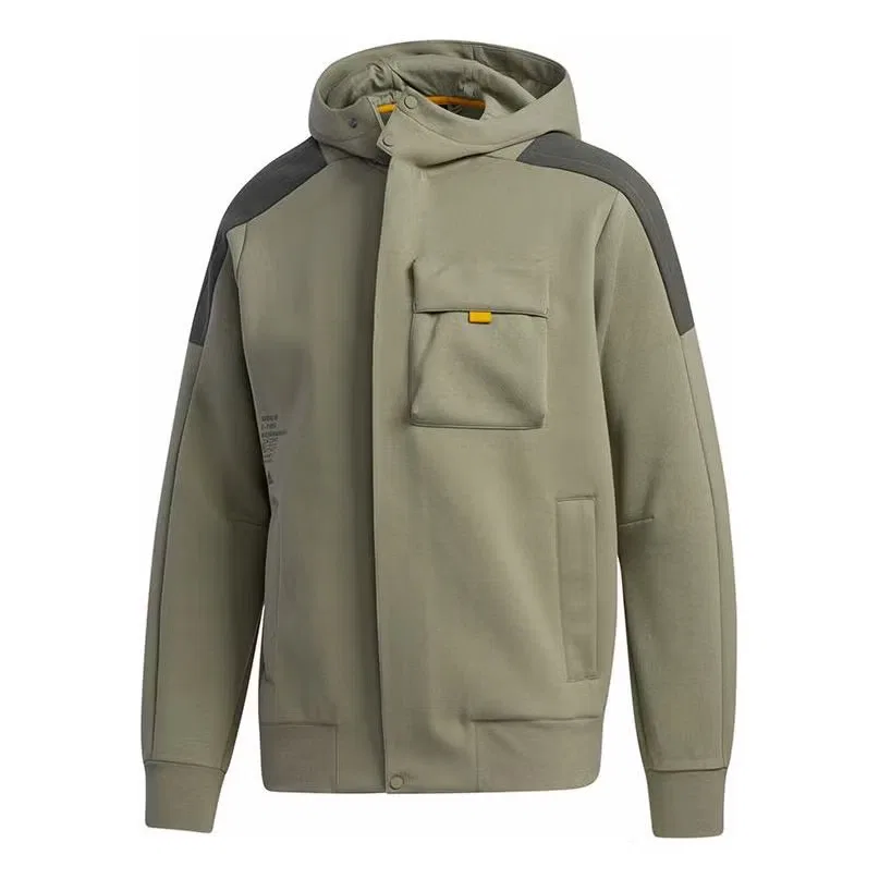 Худи с капюшоном Th Htt Peach Adidas, зеленый