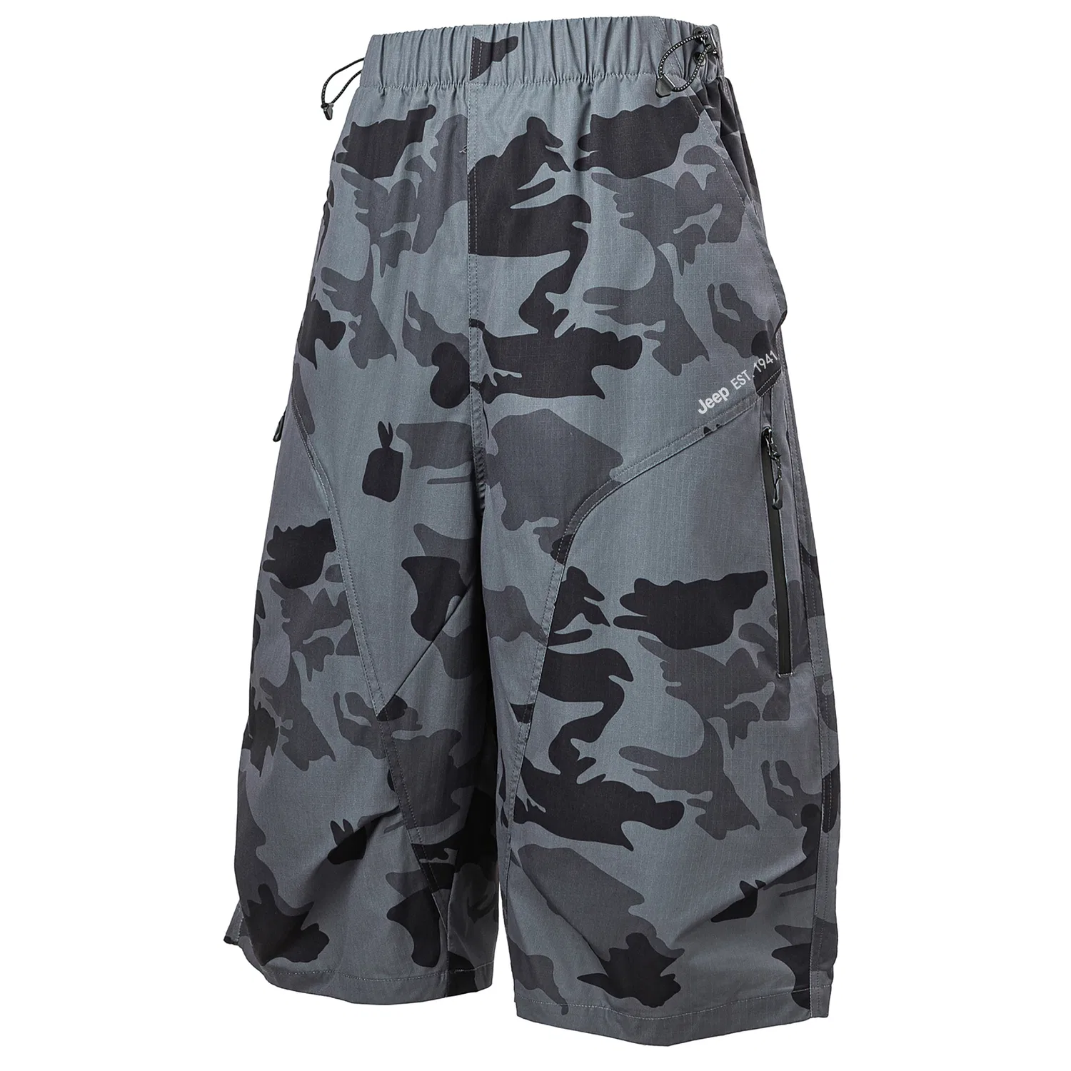Детские шорты с камуфляжным принтом Jeep, Camouflage Black