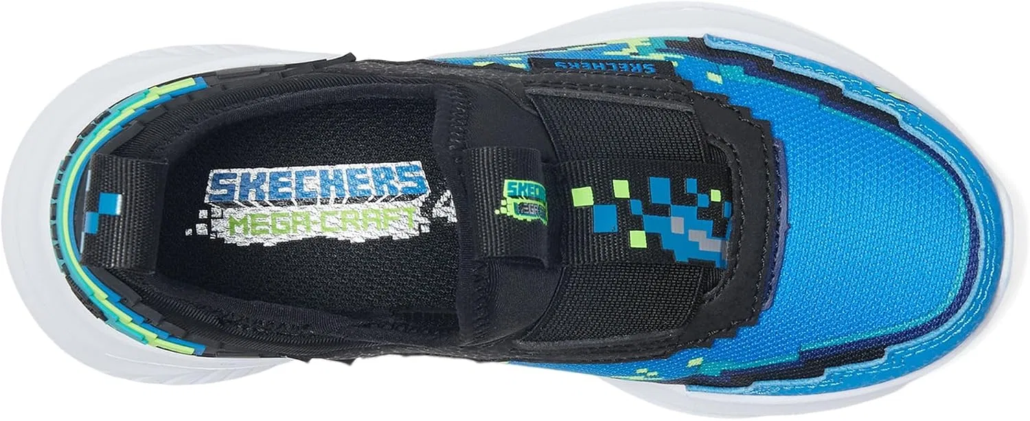 Детские кроссовки для мальчиков Ultra Flex 3.0 4K Pointz PS Skechers, Black/Blue/Lime — фото 2