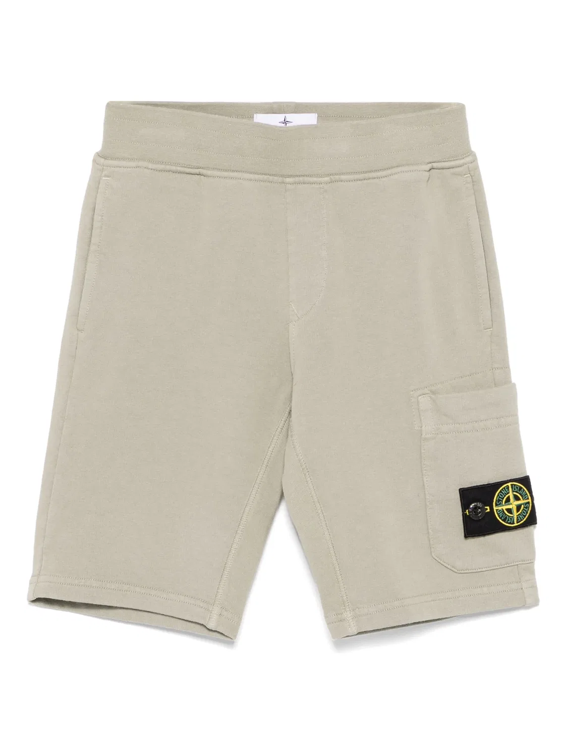 Шорты с компасом Stone Island, зеленый