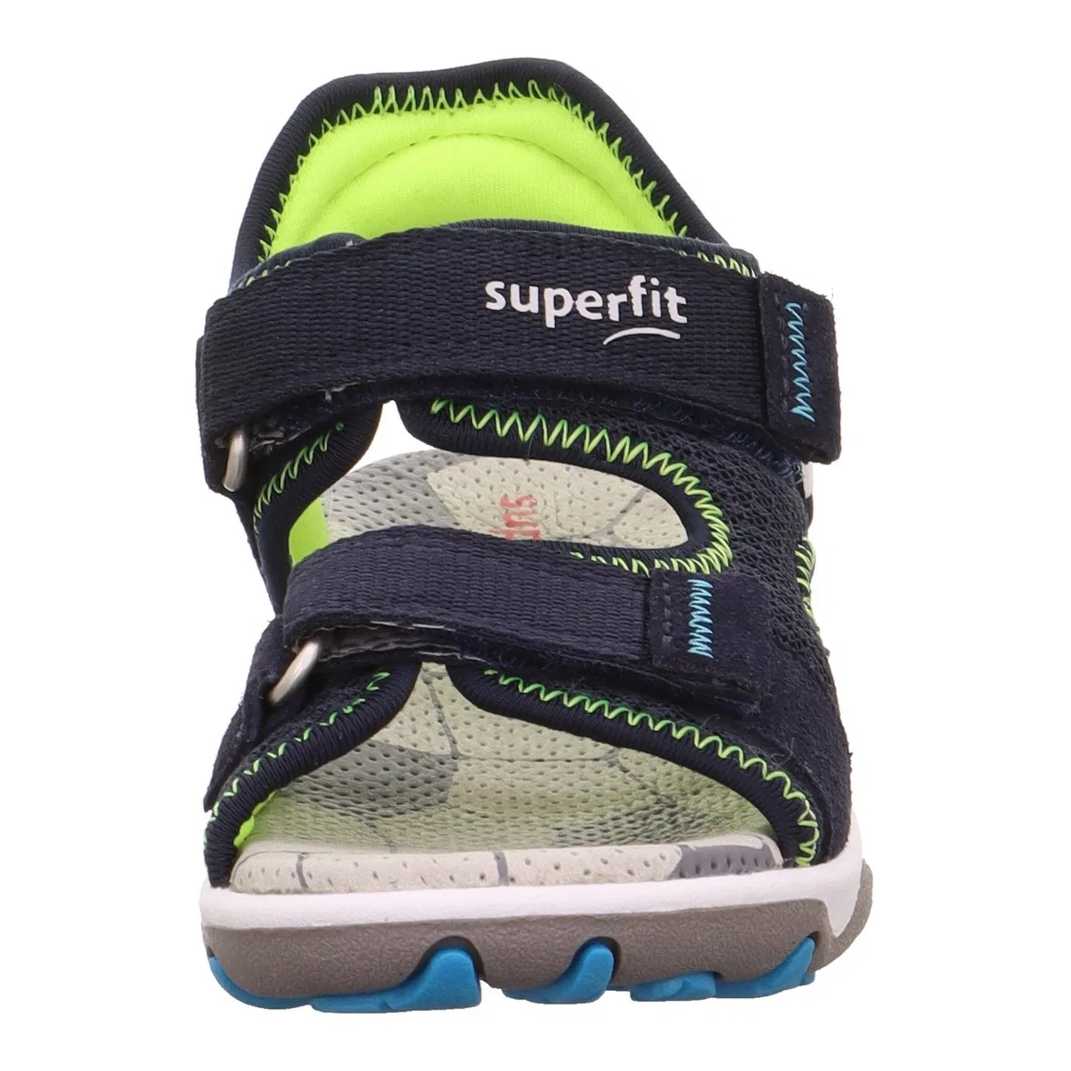 Детские сандалии с велюром и текстилем Superfit, Dark Blue — фото 3