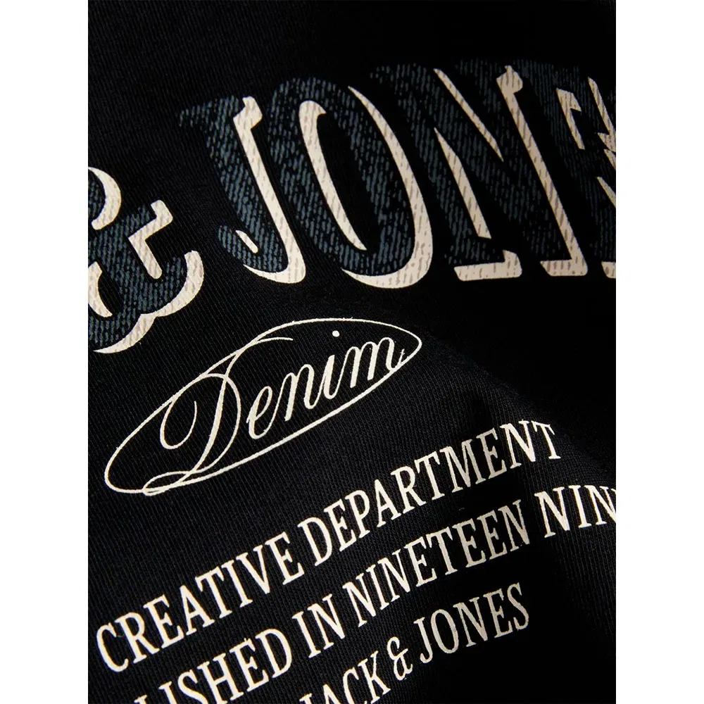 Детская футболка с длинным рукавом Denver Logo Jack & jones, Black — фото 3