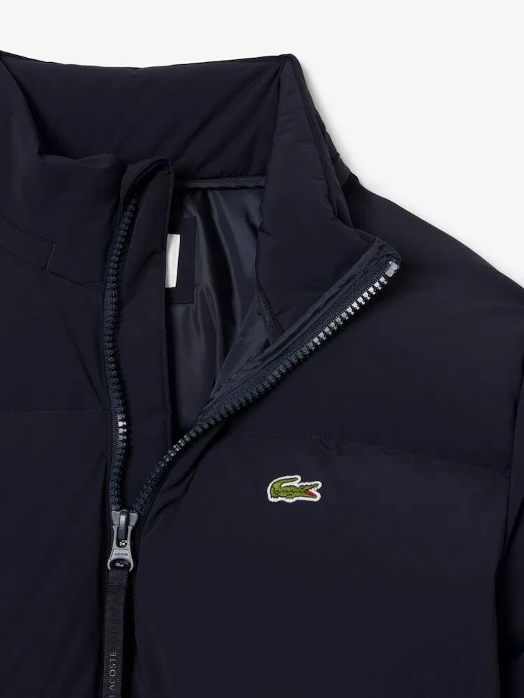 Пуховик с высоким воротником LACOSTE, Black — фото 3