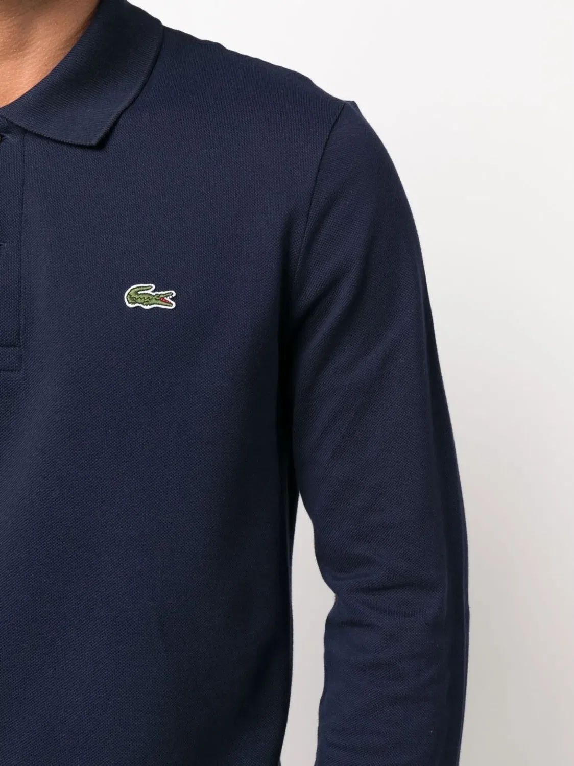Lacoste Поло с длинным рукавом, синий — фото 3