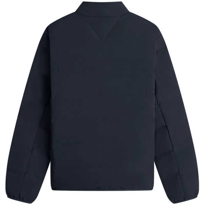 Мужская куртка пуховик со стойкой с принтом Tommy Hilfiger, Dark Red VLP — фото 4