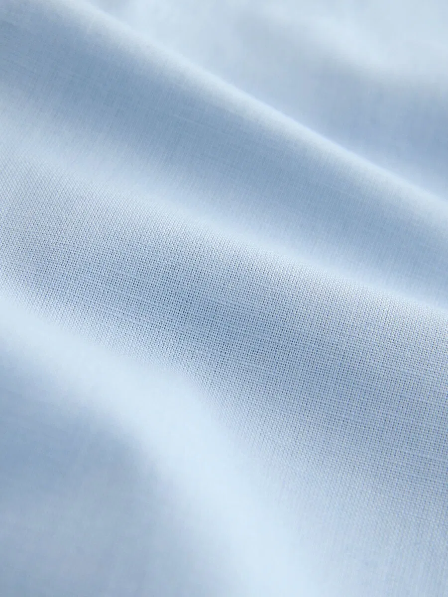 Рубашка Next Regular fit Button Up Shirt 'N. Premium' светло-голубого цвета — фото 3