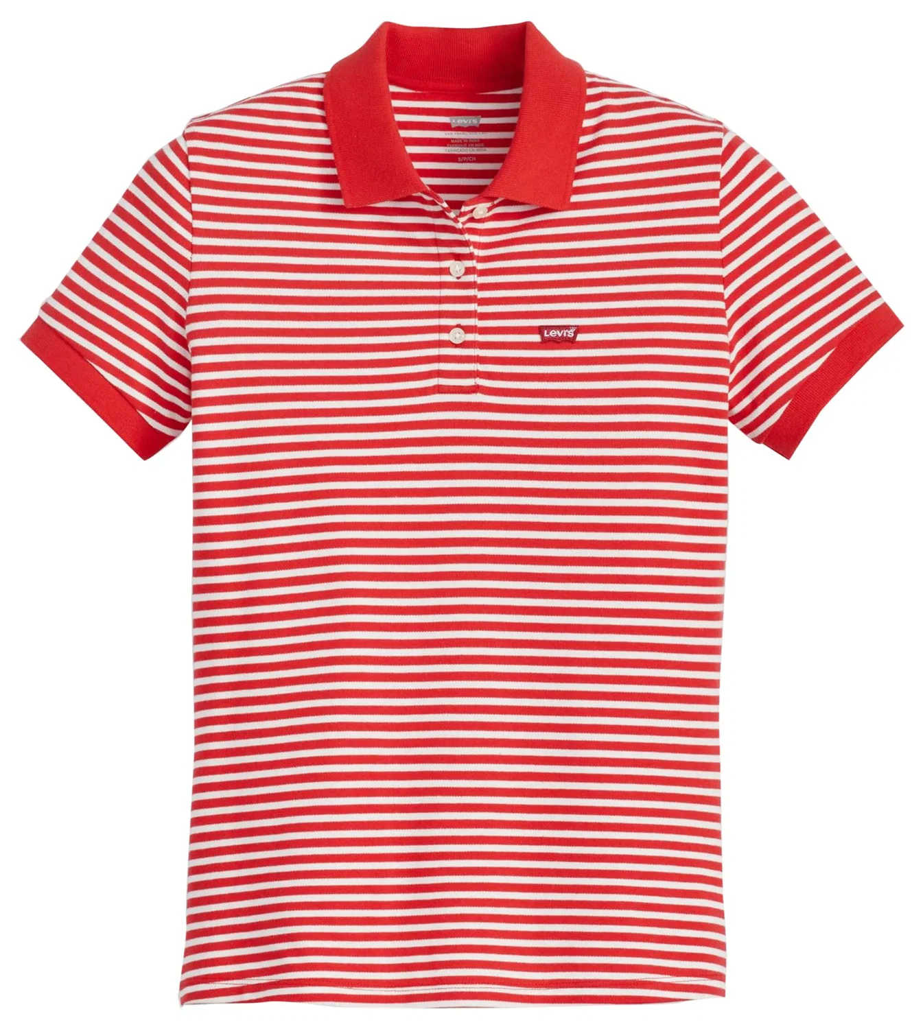 Женское поло с коротким рукавом HM Levi's, Marigold Stripe Mars