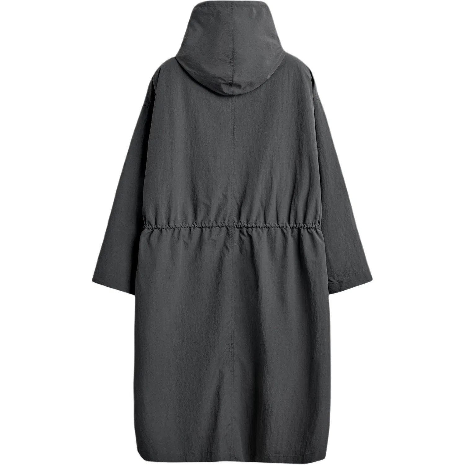 Мужское пальто-парка с капюшоном, средний серый, ZARA, Medium Gray — фото 3