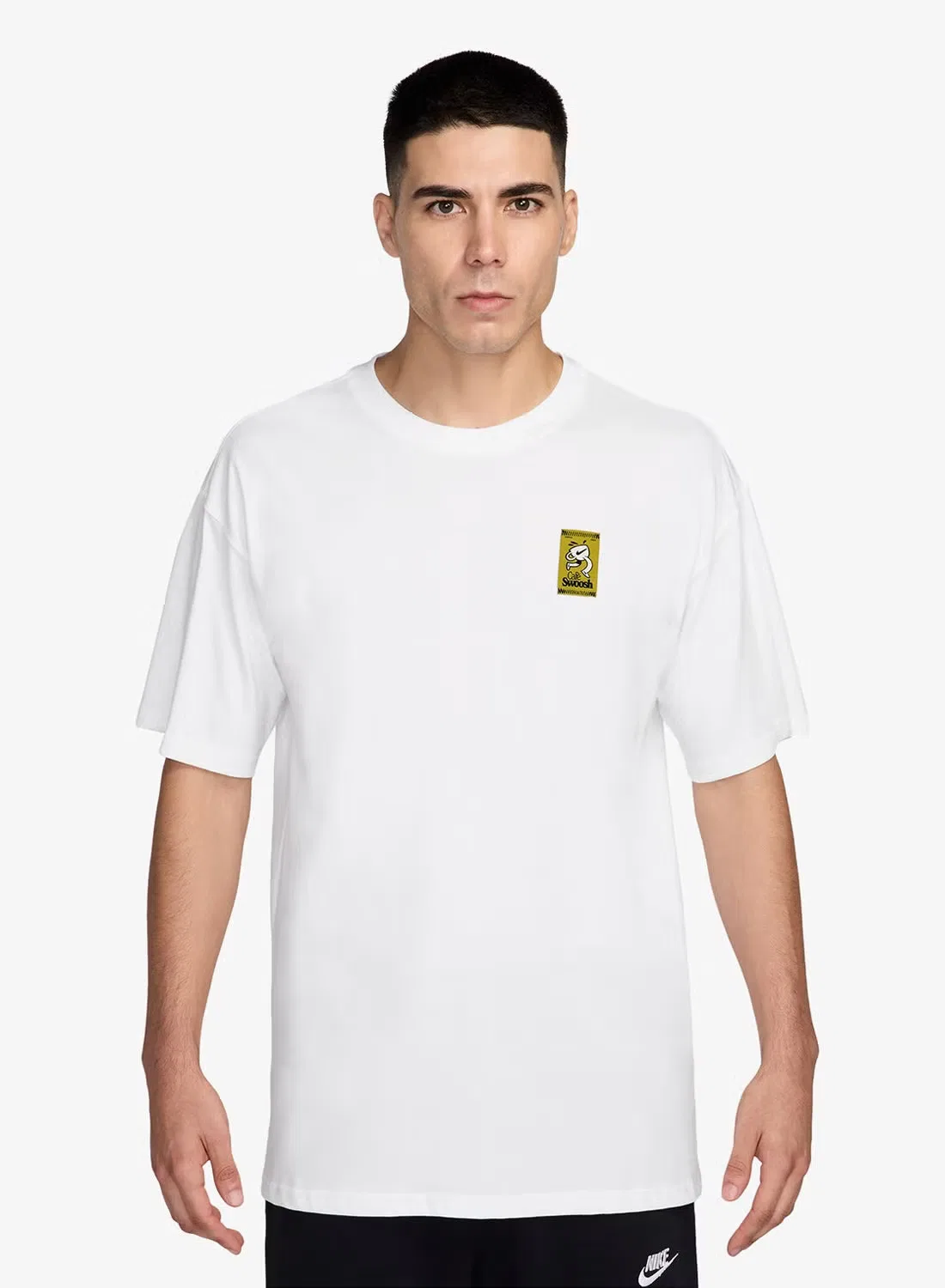 Футболка с принтом Nsw Lifestyle Café Swoosh Van Nike, белый