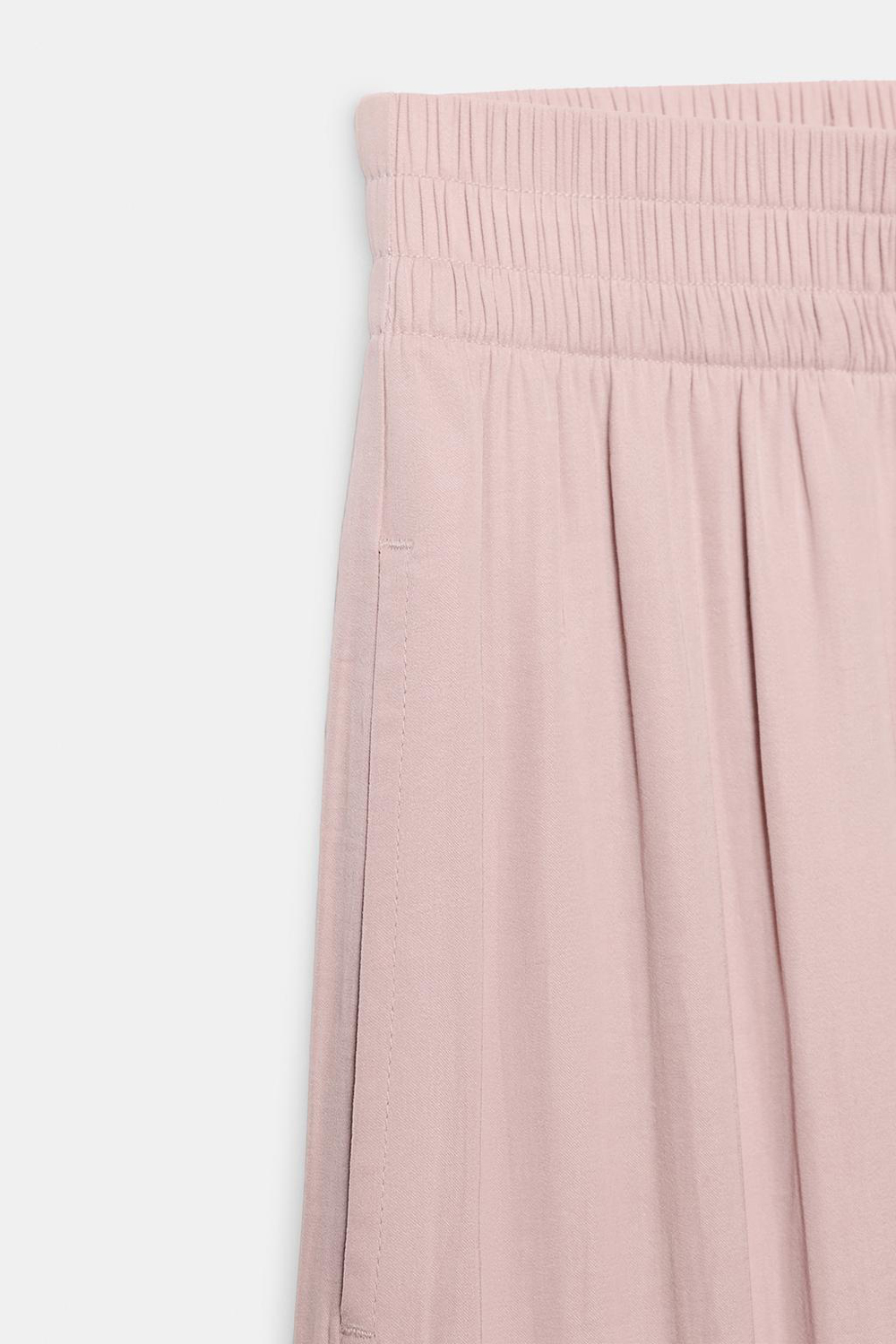 Брюки Zara Flowing Wide-Leg, розовый — фото 3