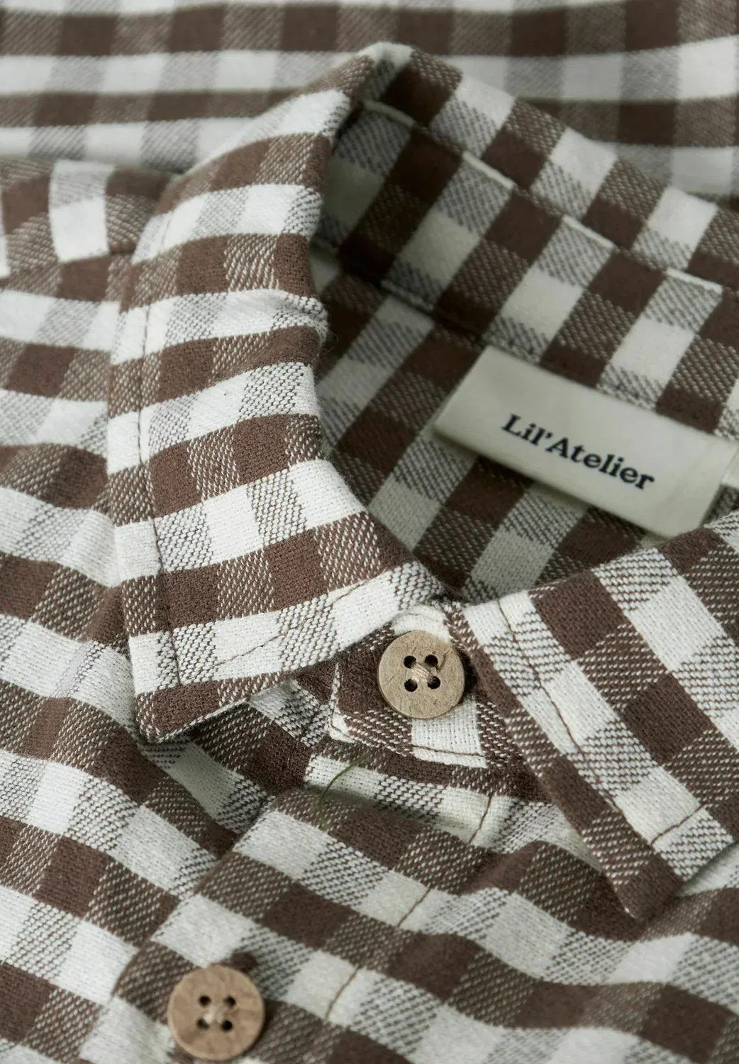 Рубашка свободного кроя - рубашка Lil' Atelier, Teak — фото 3