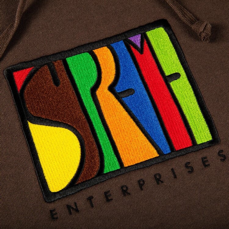 Толстовка Supreme Enterprises Hooded Sweatshirt 'Dusty Brown', коричневый — фото 3
