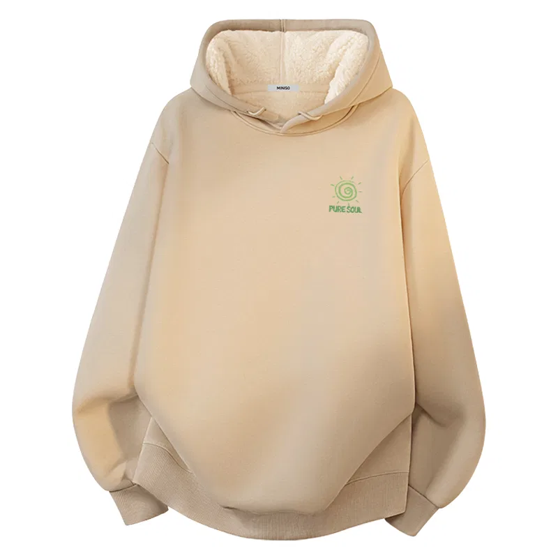 Детская худи с капюшоном MINISO, Цвет Thermal Sherpa Khaki