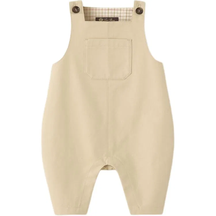Детский комбинезон для малышей с длинным рукавом Loro Piana, Raw Earth Light Brown