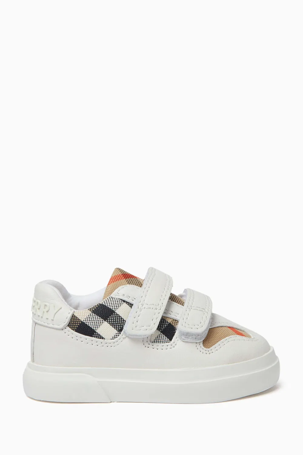 Кроссовки на липучках из кожи Noah Burberry — фото 3