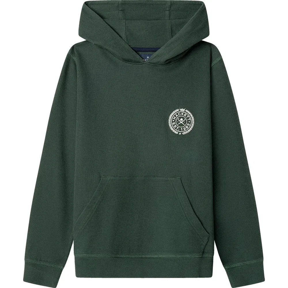 Детский свитшот для мальчиков с контрастной вышивкой Hackett, Green