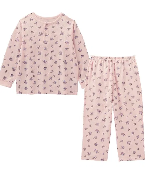 Детская пижама с длинным рукавомиз хлопка GITA, Pink