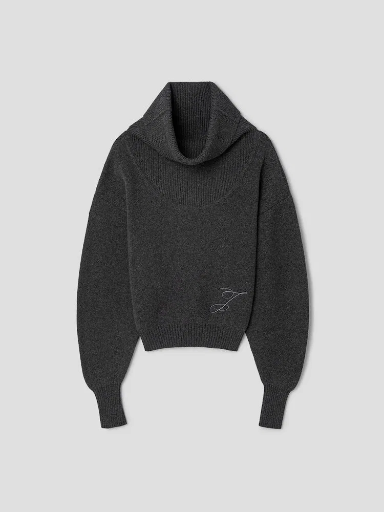 Свитер с капюшоном La Maille Pallone JACQUEMUS, Dark Grey