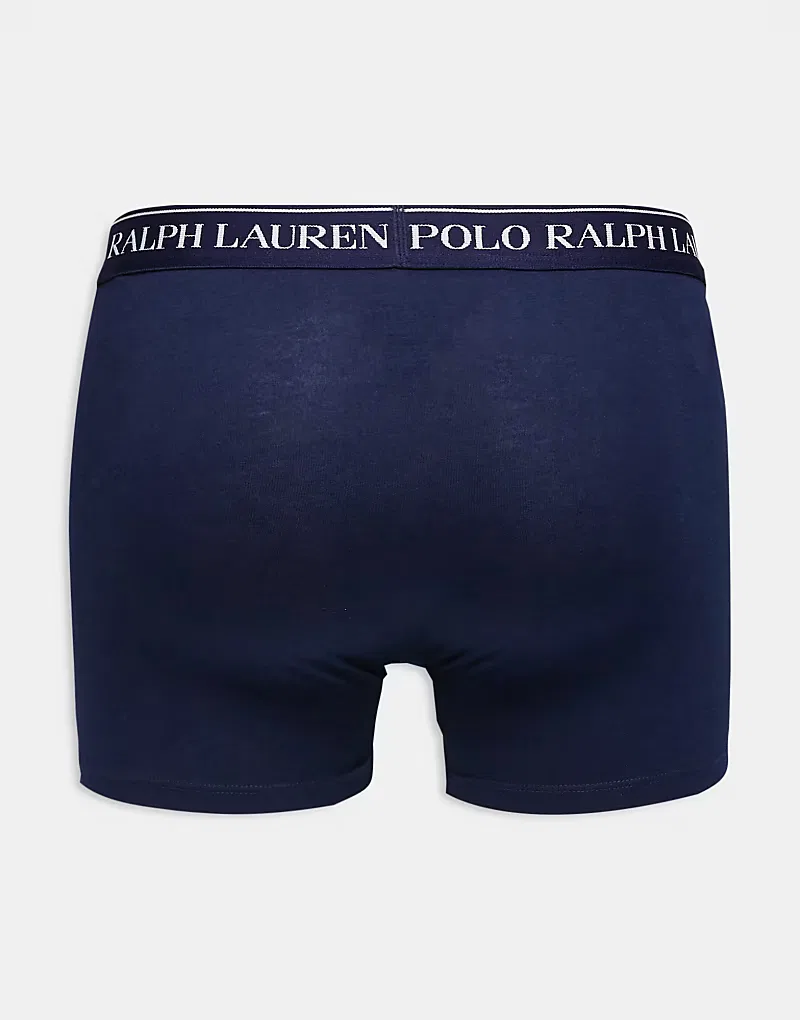 Трусы с поясом с логотипом 3 шт Polo Ralph Lauren, мультиколор — фото 3
