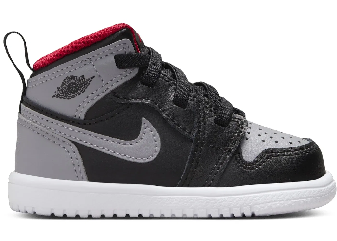 Детские кроссовки Lifestyle Jordan 1 Mid ALT Jordan Black/Fire Red/White/Cement Grey
