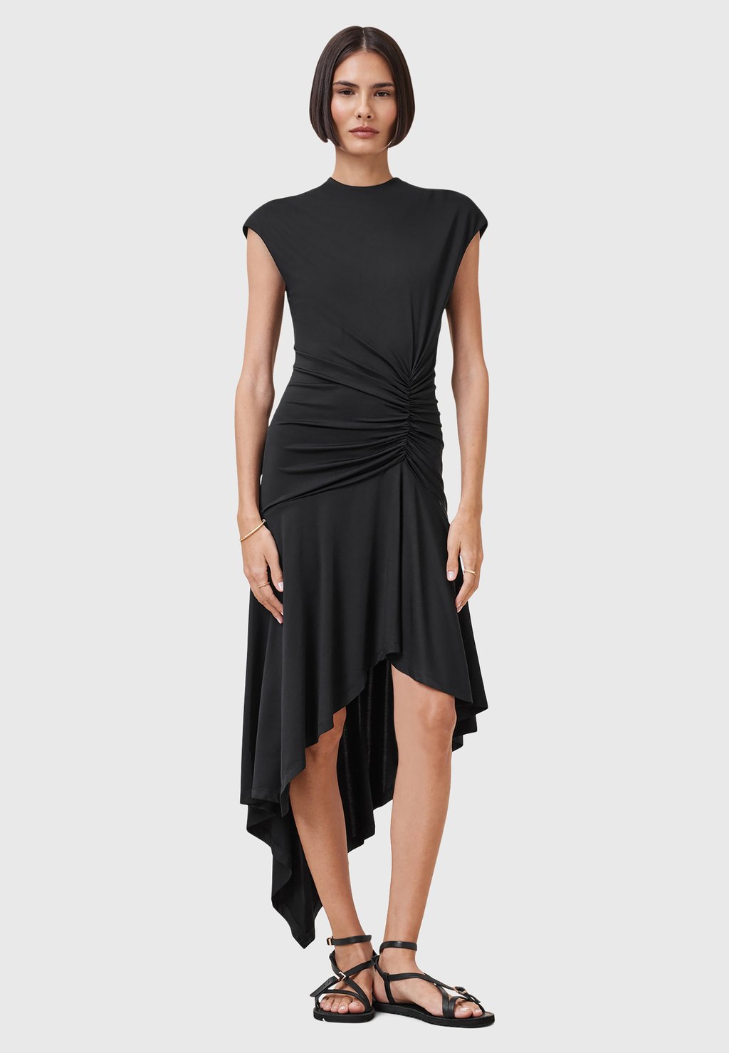 

Платье макси ANNALIE - Jersey dress AllSaints, черный