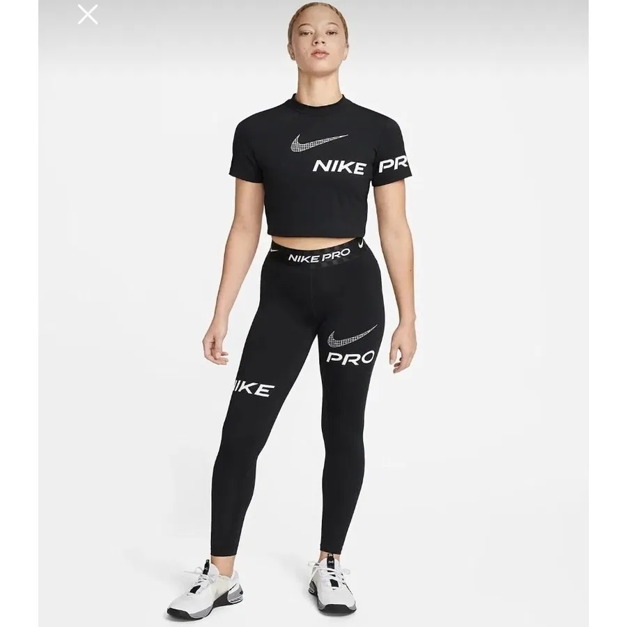 Тайтс женские Pro Dri Fit Tight Nike, Черный