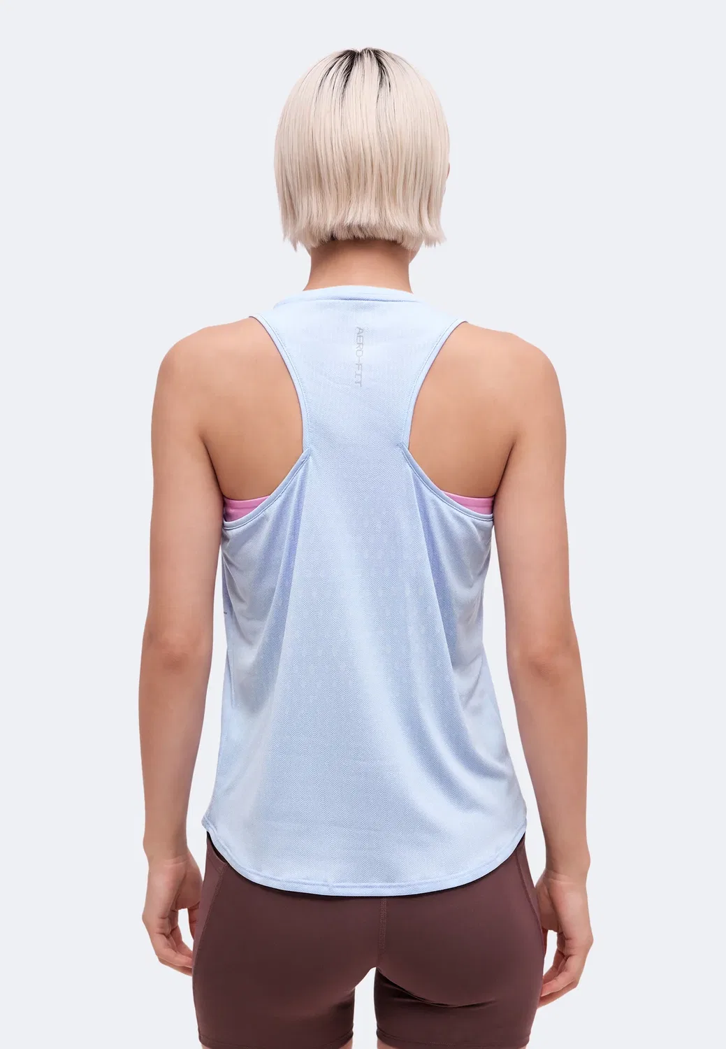 Топ Swift Tank Nike Performance, Aluminum/Pure Platinum — фото 3