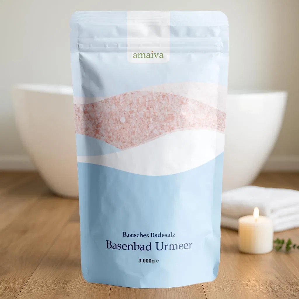 Щелочная соль для ванн Urmeer Basenbad, 3 кг, amaiva Naturprodukte — фото 3