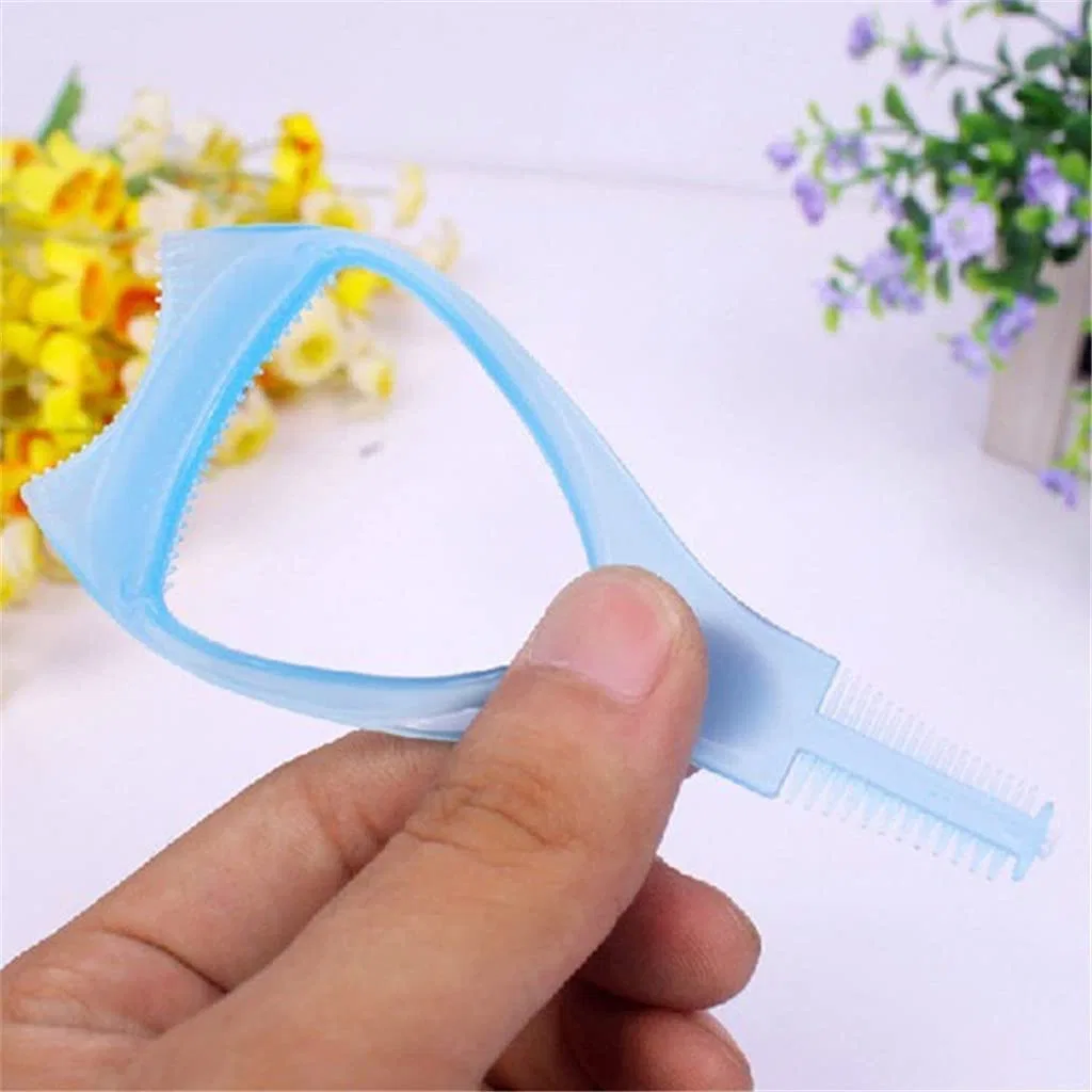 Набор для ресниц и бровей, Mascara Protector Eyelash Brush Curler Applicator Comb, 11x4.5 см Generisch — фото 2