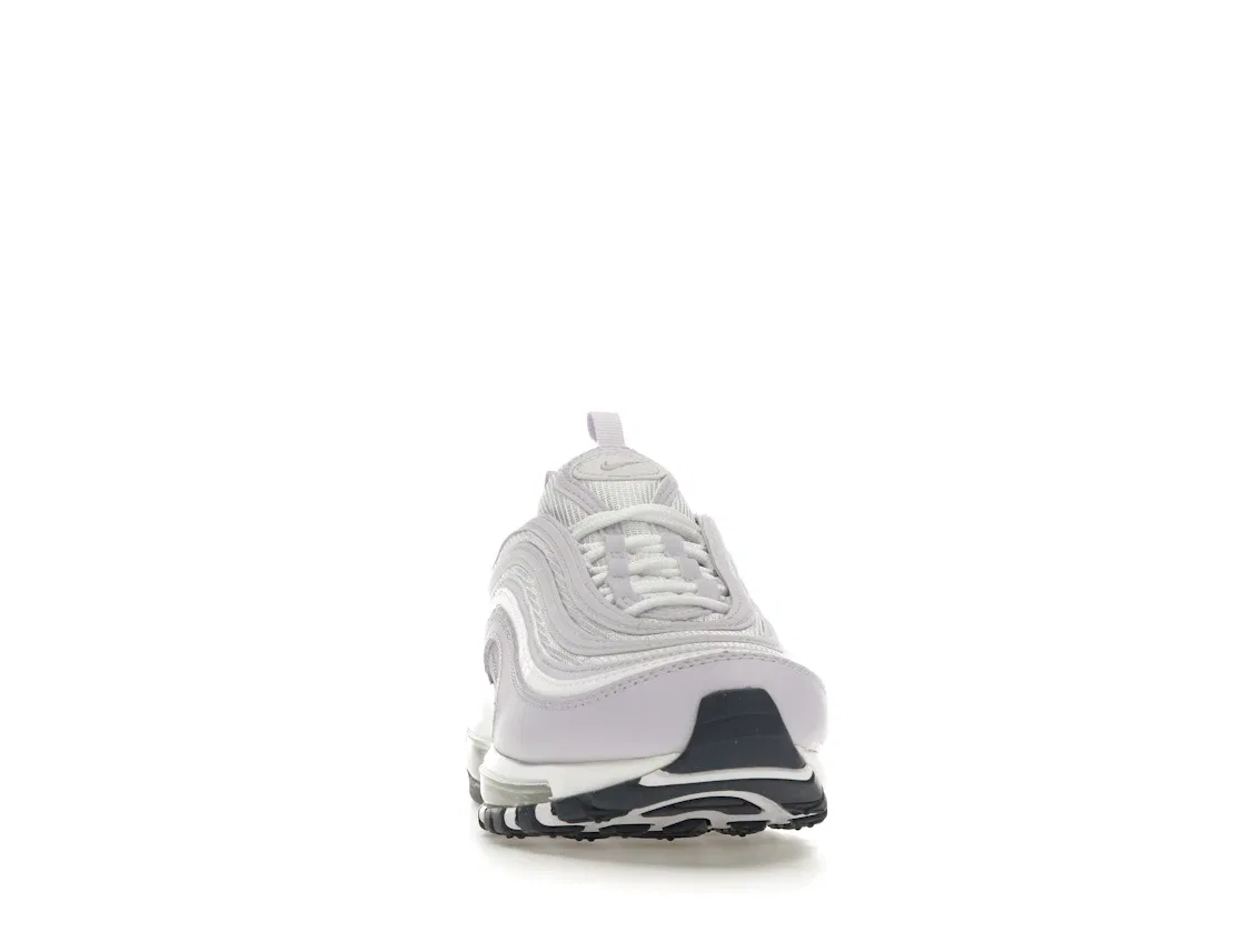 Детские кроссовки с дизайном Nike Air Max 97 Nike, White/Metallic Silver-Violet Frost — фото 2
