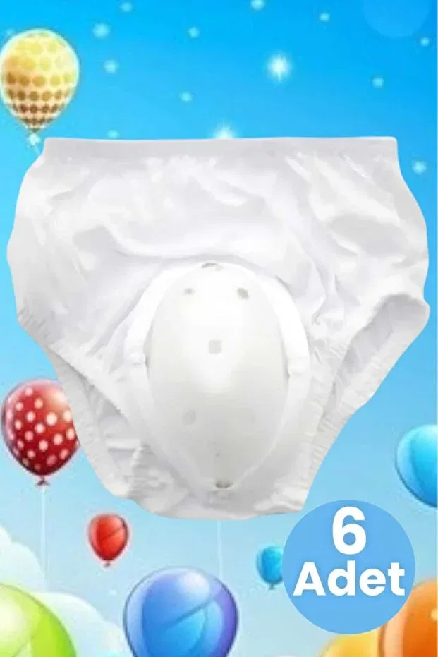 Детские трусы для мальчиков хлопковые комплект из 6 штук Uniquetrenders, White