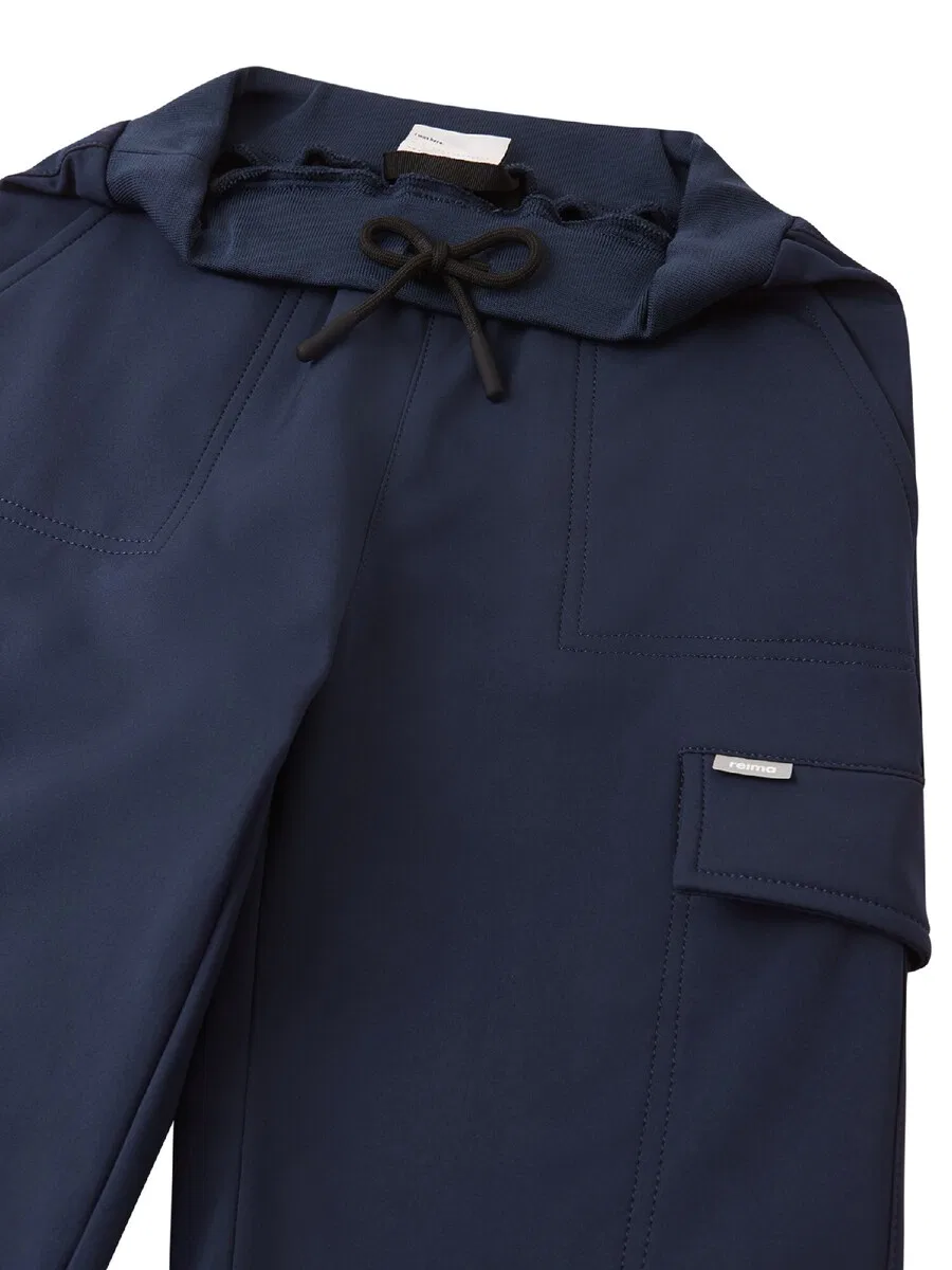 Брюки Reima Regular Outdoor Pants 'Hypytys' темно-синего цвета — фото 4