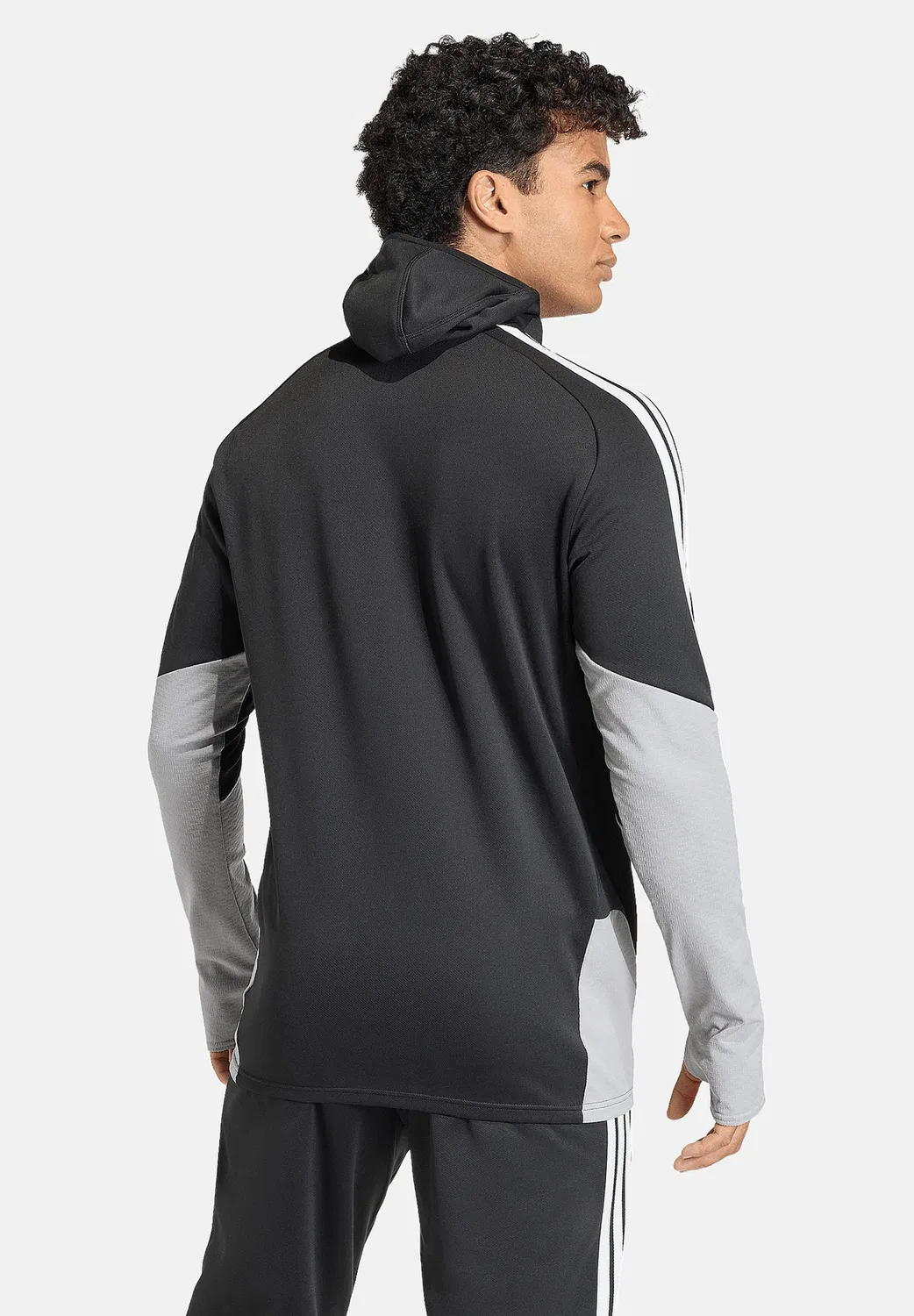 Толстовка Adidas Performance, Schwarzgrau — фото 2