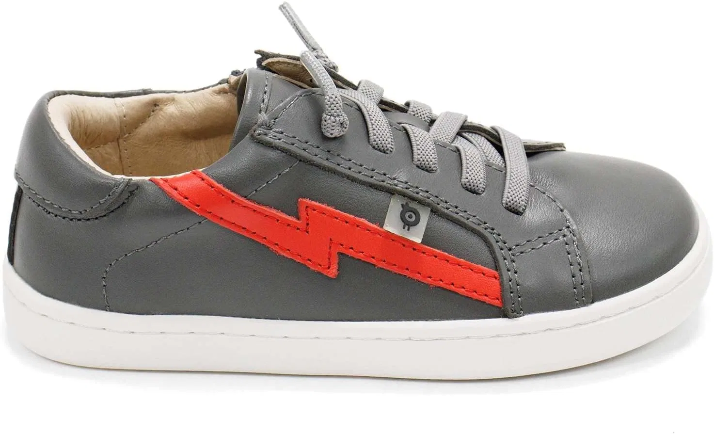 Детские кроссовки для девочек Bolty Runner Old Soles, Grey Bright Red — фото 4
