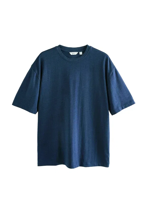 Футболка из джерси Relax fit heavyweight Next, Navy Blue, темно-синий — фото 4